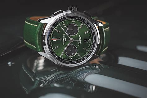 Breitling Premier Bentley Chronograph Automatic Green Dial